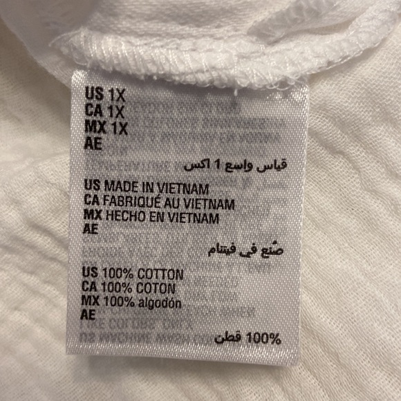 JM Collection Women’s Size 1X brand new with tag 100% cotton - Picture 6 of 12